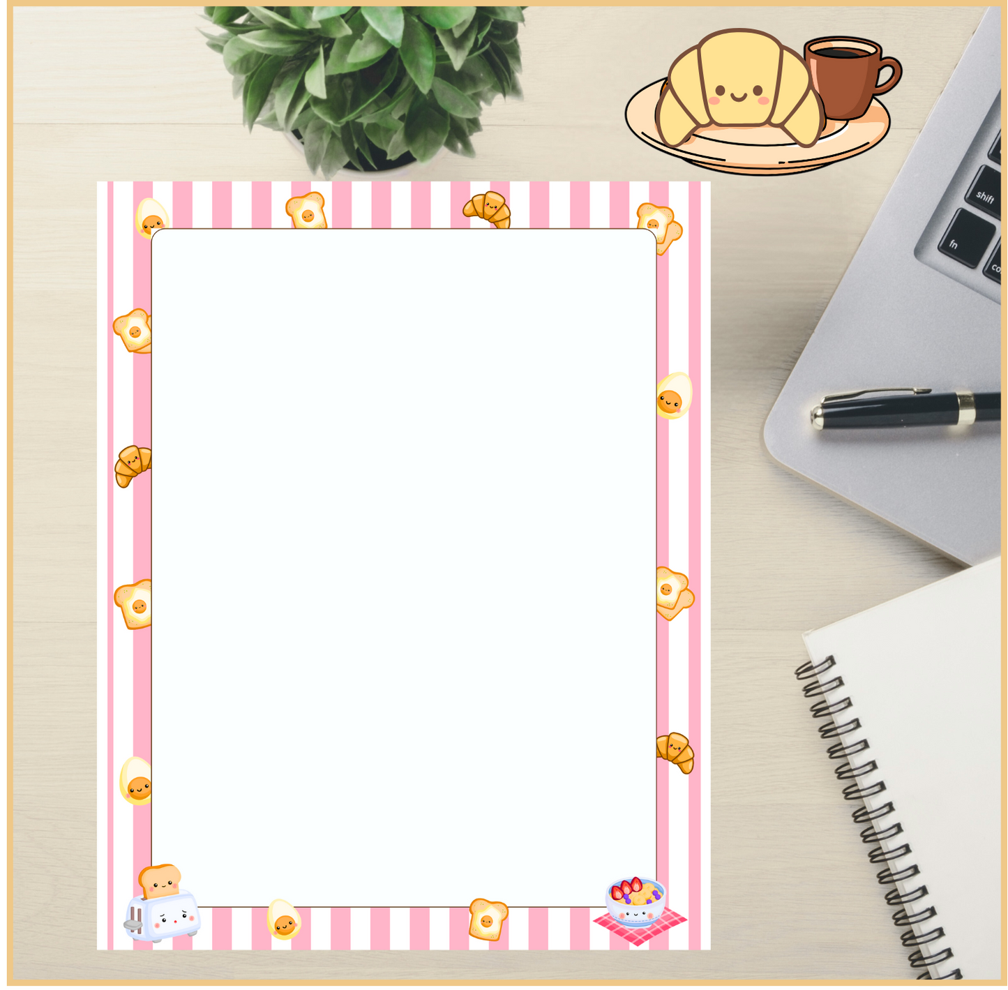 Dreamy Breakfast Planner / Notepad