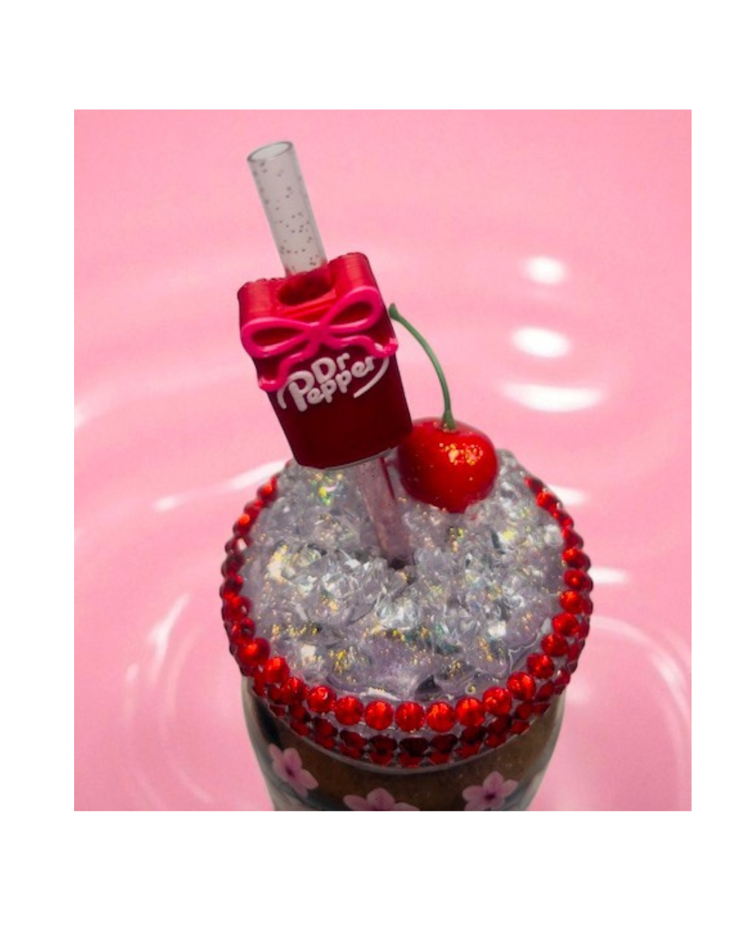 Dr. Pepper Snow Globe Acrylic Mason Jar 20oz