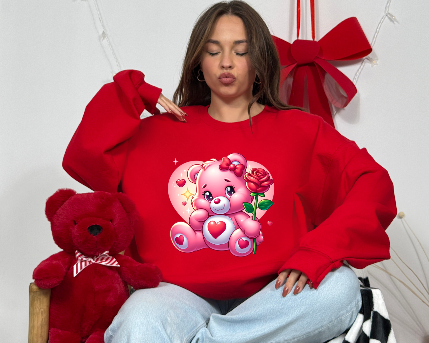Valentine Love Bear Sweatshirt