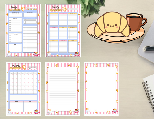 Dreamy Breakfast Planner / Notepad