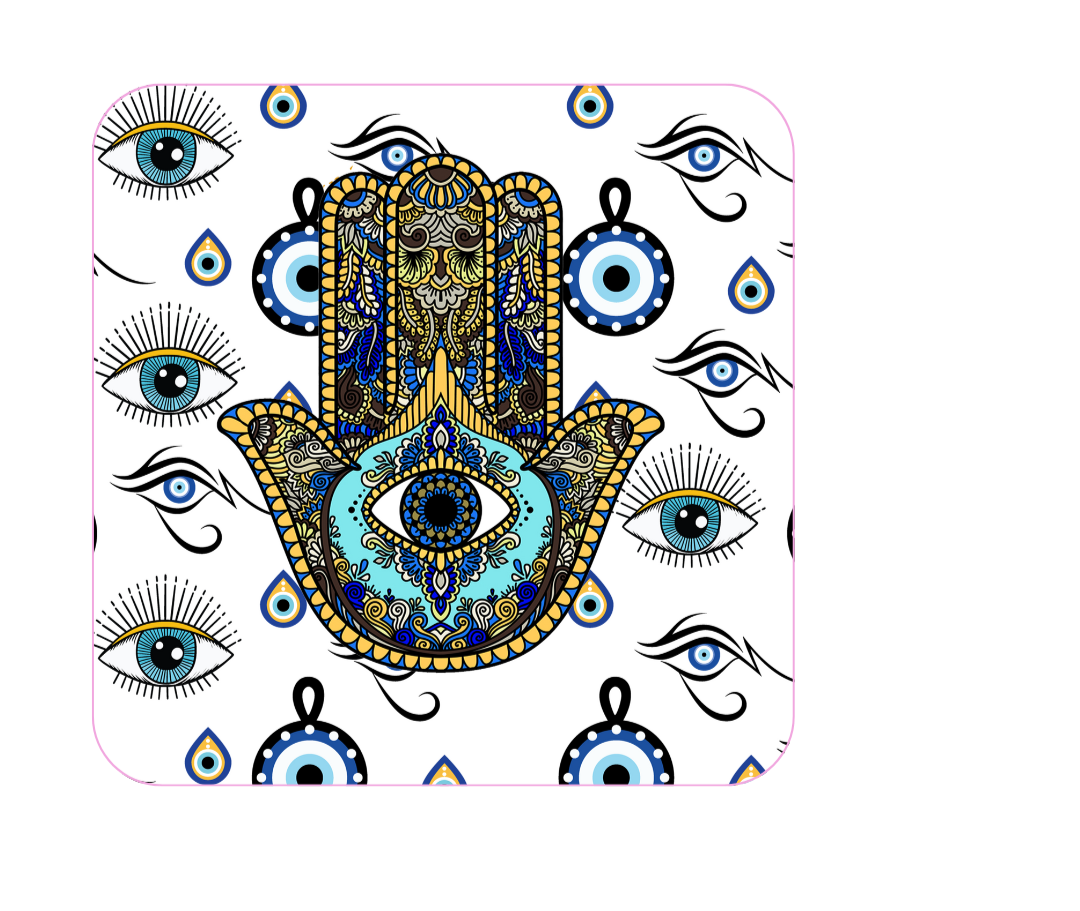 Hamsa Hand Mouse Pad