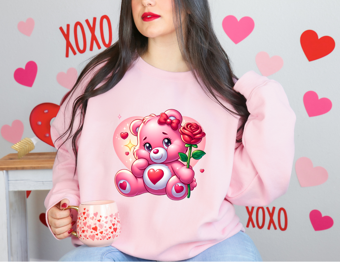 Valentine Love Bear Sweatshirt