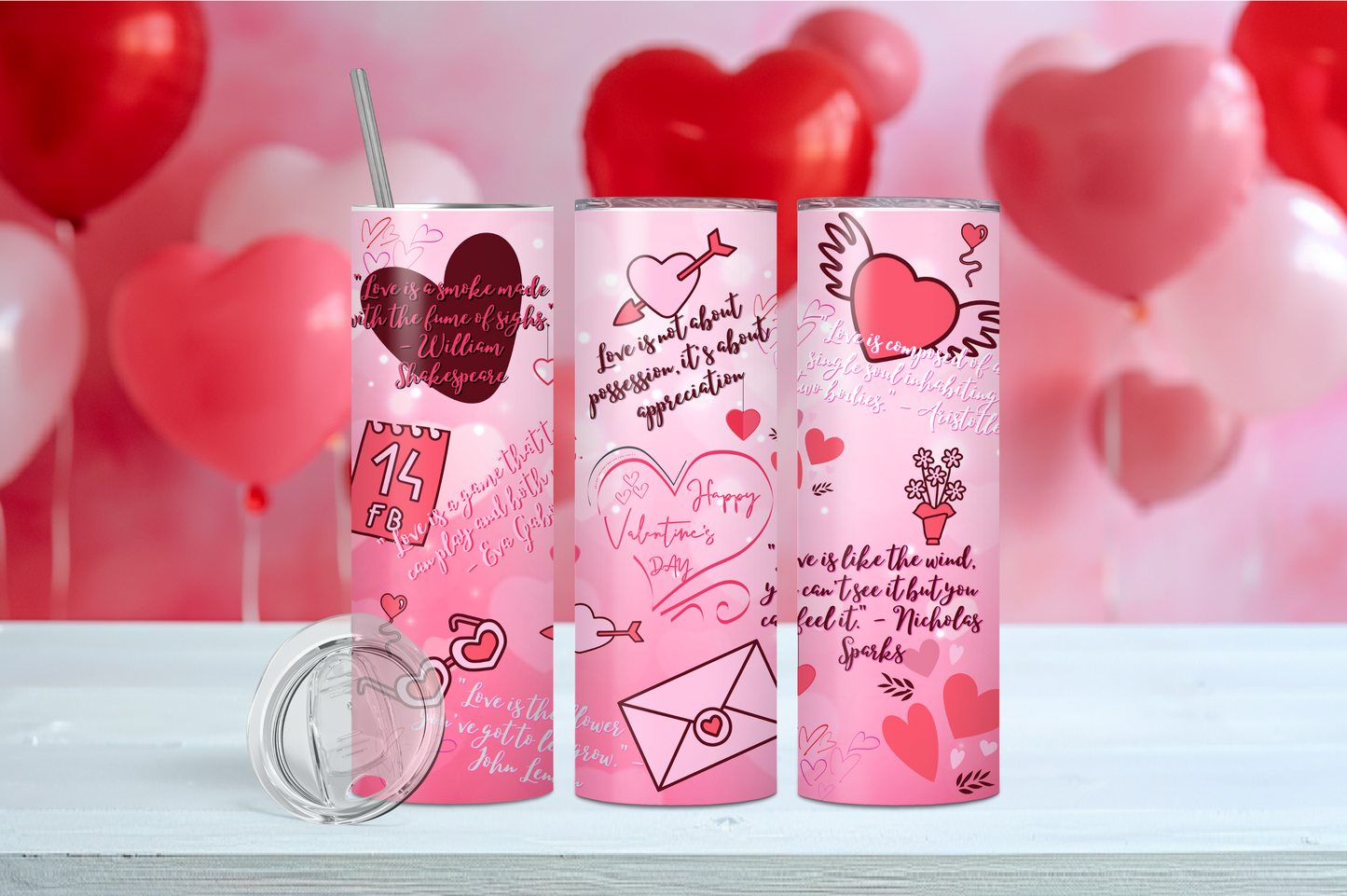 Love Quotes 20 oz Tumbler