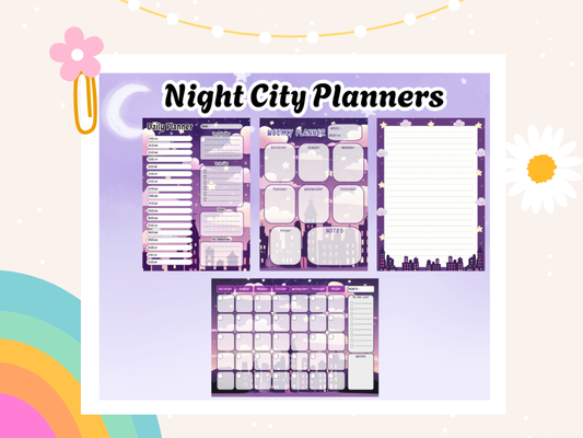 Night City Planner Notepads