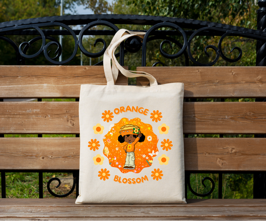 Orange Blossom Tote Bag