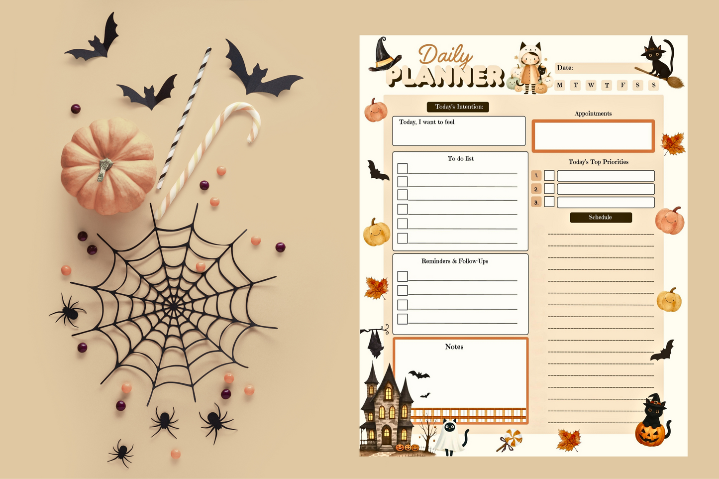 Autumn Cat Planners