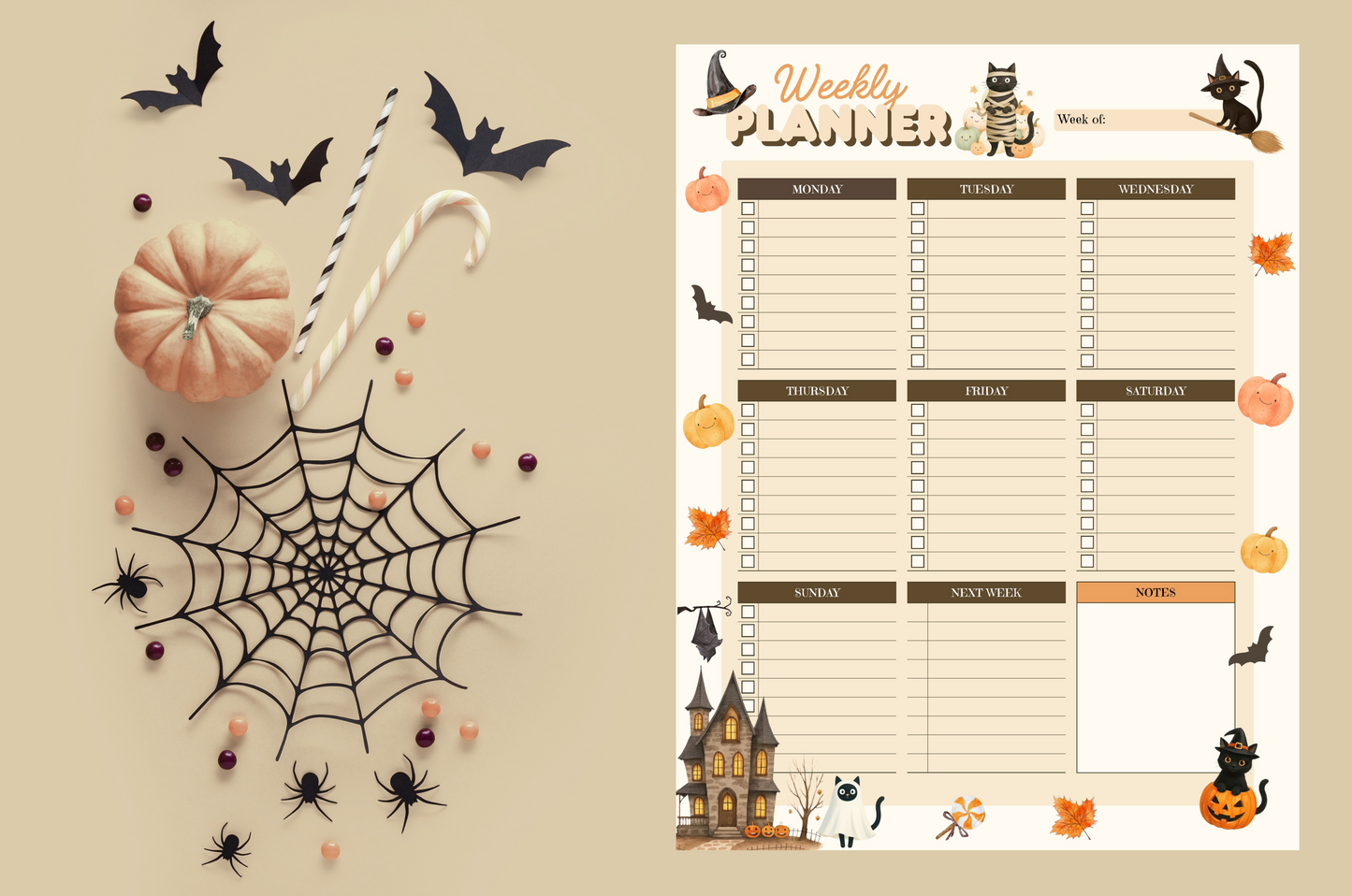 Autumn Cat Planners