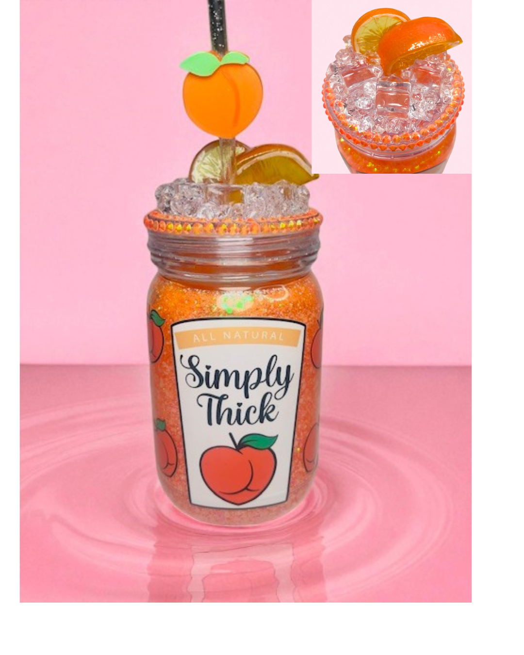 Simply Thick Acrylic Mason Jar 20oz