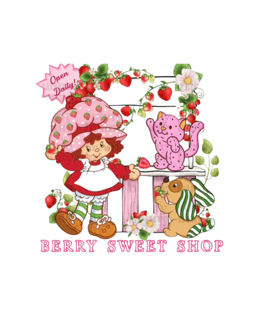 Strawberry Shortcake Berry Sweet Shop Mouse Pad