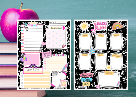 Teacher To Do List Weekly Planner Notepad